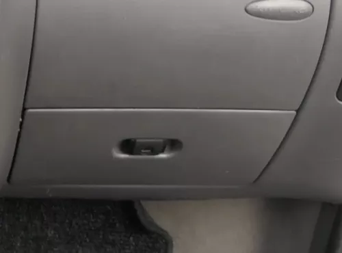 VW Polo 6N Handschuhfach Fach unter dem Beifahrerairba grau (161264)