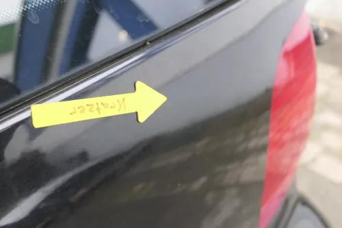 Polo 6N2 Heckklappe Klappe hinten Kofferraumklappe schwarz LC9Z- ohne Anbauteile (161271)