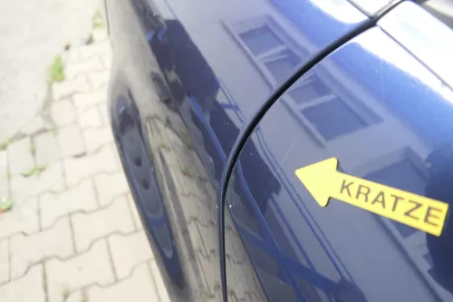 Audi A6 4B C5 Tür Türblatt hinten rechts blau LZ5T (161369)