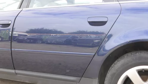 Audi A6 4B C5 Tür Türblatt hinten links blau LZ5T nur Türblatt