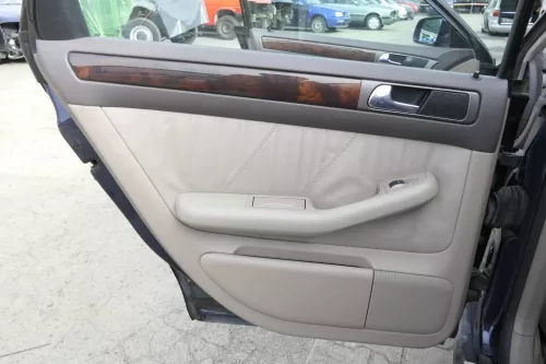 4x A6 4B Türverkleidung Verkleidung Tür vorne hinten links rechts Leder melange (161379)