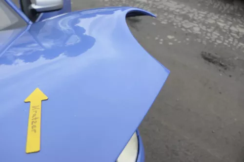 VW Lupo Motorhaube KLappe vorne blau LR5A (161463)