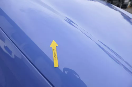 VW Lupo Motorhaube KLappe vorne blau LR5A (161463)