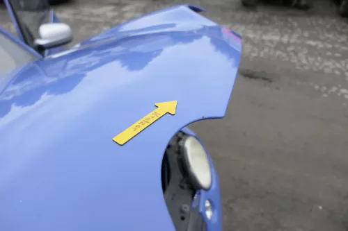 VW Lupo Motorhaube KLappe vorne blau LR5A (161463)