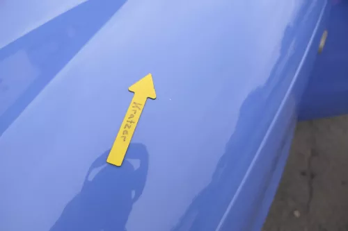 VW Lupo Motorhaube KLappe vorne blau LR5A (161463)