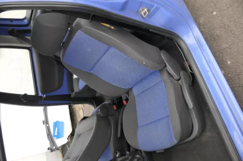 Seat Arosa Lupo Sitz vorne links Fahrersitz Höhenverstellung blau schwarz (161470)