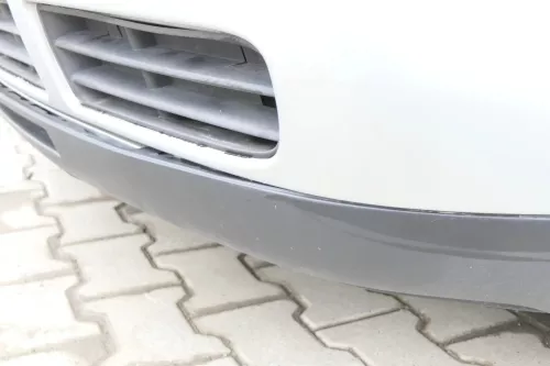 VW Golf 4 1J Stoßstange vorne Stoßfänger vorn silber grsau LA7W Frontstoßstange (162038)