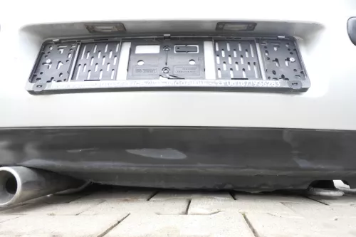 VW Golf 4 Limousine Stoßstange hinten Heckstoßstange Stoßfänger silber grau LA7W (162040)