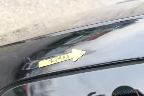 VW Lupo 6X Heckklappe Klappe Kofferraumklappe Scheibe schwarz L041 ohneAnbautei (162084)