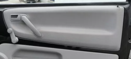 VW Lupo Arosa Türverkleidung Verkleidung Tür vorne rechts oben grau (162089)