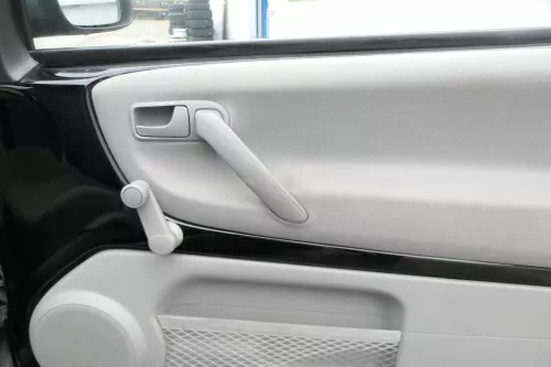 VW Lupo Arosa Türverkleidung Verkleidung Tür vorne rechts oben grau (162089)