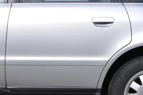 Audi A4 B5 Tür nur Türblatt hinten links grau silber LY7W - Facelift