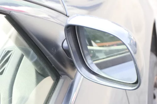 Skoda Fabia 6Y elektrisch Spiegel Außenspiegel rechts mit Glas grau LF7V  (162152)