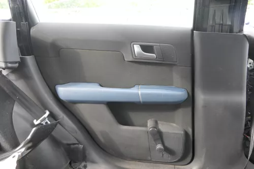 Audi A2 8Z Türverkleidung Verkleidung Tür hinten links blau schwarz neptunblau (162192)