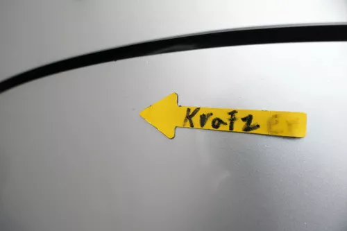 VW Golf 5 V 1K Tür nur das Türblatt hinten links 4/5-Türer silber LA7W grau (162227)
