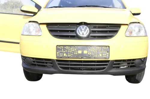 VW Fox 5Z Stoßstange vorne Stoßfänger gelb LY1C mit Grill