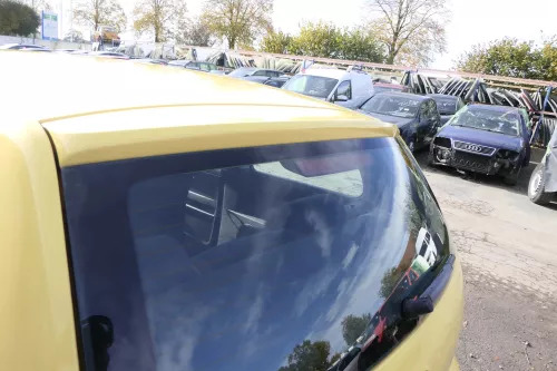 VW Fox 5Z Heckklappe Kofferraumklappe Klappe hinten + Scheibe gelb LY1C (162309)
