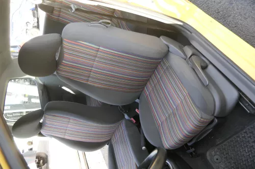 VW Fox Sitz Fahrersitz vorne links OHNEAirbag höhenverstellbar (162321)