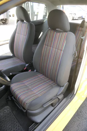 VW Fox Sitz Fahrersitz vorne links OHNEAirbag höhenverstellbar  (162321)