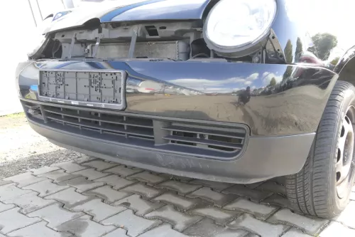 VW Lupo 6X Stoßstange vorne Frontstoßstange Stoßfänger schwarz L041 MÄNGEL! (162347)