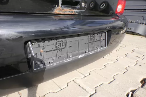 VW Lupo Stoßstange hinten Heckstoßstange Stoßfänger schwaz L041 162350 (162350)