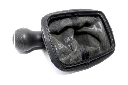 VW Golf 4 Bora Schaltknauf Schaltsack Schaltknüppel schwarz Benziner 6-Gang 1J d (162416)
