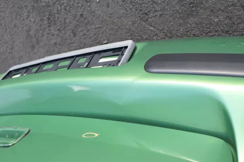 VW Golf 4 Limousine Stoßstange hinten Heckstoßstange Stoßfänger grün LA6P (162596)