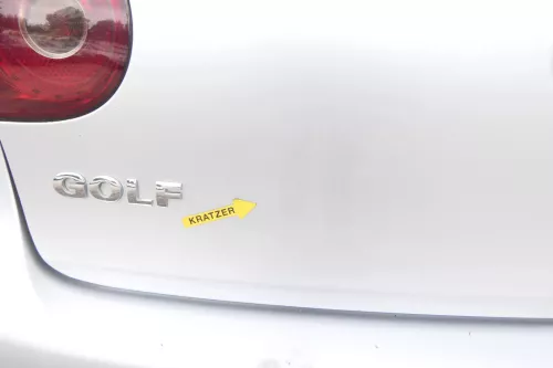 VW Golf 5 V Heckklappe hinten Kofferraumklappe mit Scheibe silber grau LA7W Sil (162662)