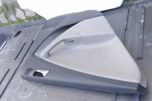 VW Passat 3C Variant 4x Türverkleidung Verkleidung Tür Leder latte macchiato sch (163023)