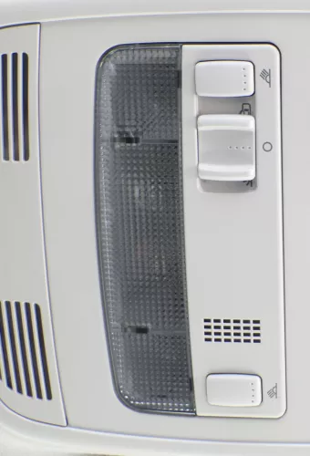 VW T5 T6 Innenraumleuchte Leuchte innen Leselampe Leseleuchte 3B0947105C grau (163082)
