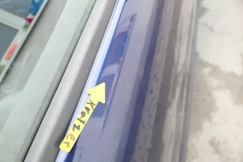 Seat Leon Toledo 1M Tür vorne rechts Beifahrertür blau LB5N -ohne Anbauteile (163162)