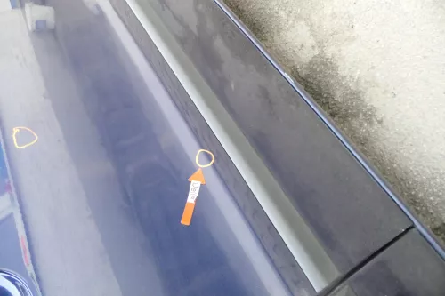 Seat Leon Toledo 1M Tür vorne rechts Beifahrertür blau LB5N -ohne Anbauteile (163162)