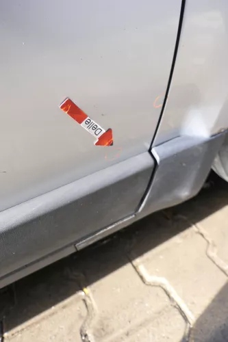 VW Passat 3B 3BG Kombi + Limo Tür vorne rechts Beifahrertür grau silber LA7W (163302)