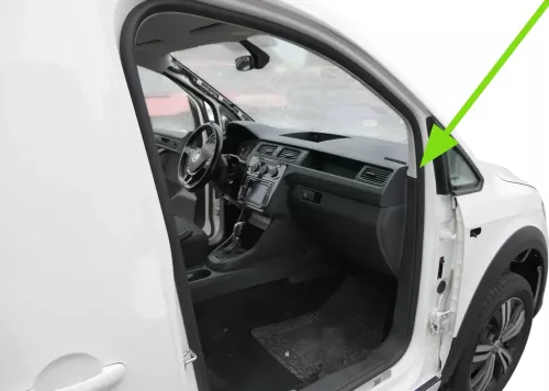 VW Caddy 2K SA Türdichtung Dichtung Tür vorne rechts Beifahrertür innen