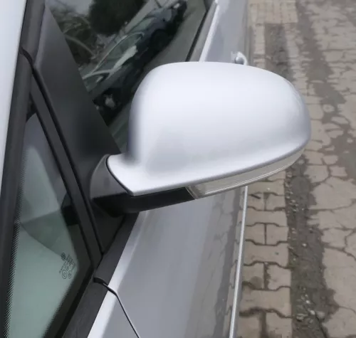 VW Golf 5 5M1 Plus elektrischer Spiegel Außenspiegel links Blinker silber LA7W c (163509)