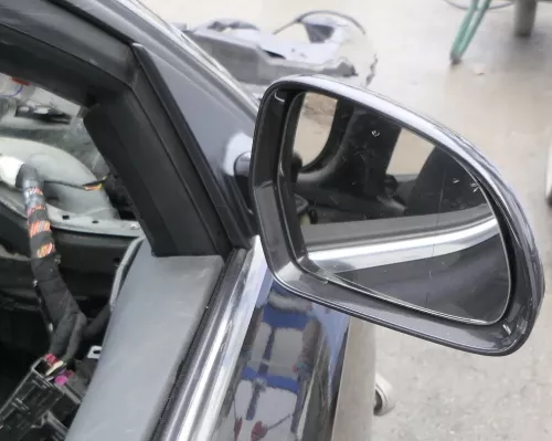 Audi A4 B8 8K Spiegel Außenspiegel rechts elektrisch grau braun LZ7L (163590)