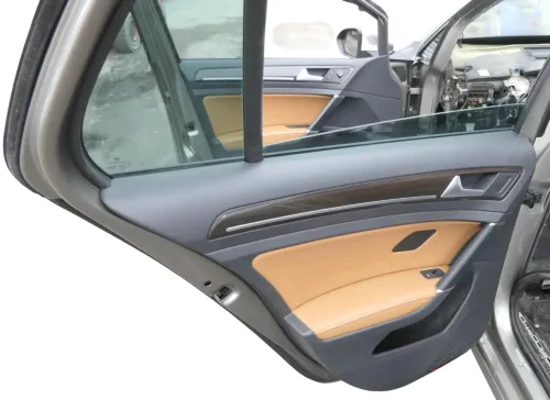 VW Golf 7 5G Limousine Türverkleidung Tür vorn hinten 4/5-Türer Leder braun (163678)