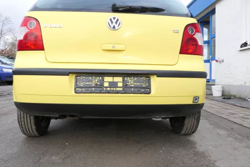 VW Polo 9N 9N3 Stoßstange Heckstoßstange hinten gelb LD1B