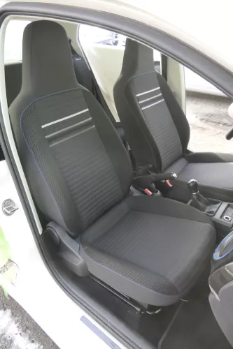 Up Mii Citigo Sitz Beifahrersitz vorne rechts schwarz blau 4/5-Türer Sitzheizung