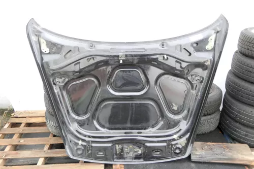 VW Touareg 7L Motorhaube Klappe Frontklappe vorn vorne schwarz LC9Z - MÄNGEL (164142)