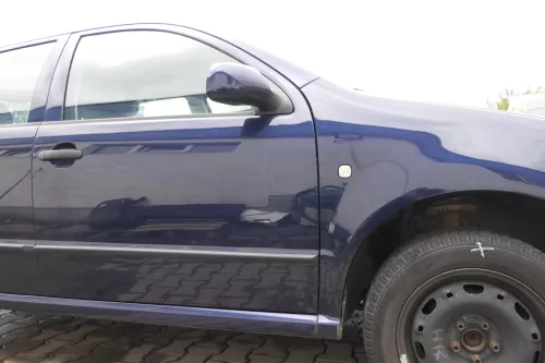 Skod Fabia 6Y Kombi Limousine Tür vorne rechts Beifahrertür blau LF5U ohne Anbau