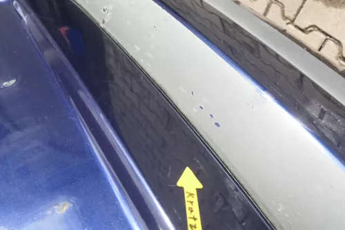 Skoda Fabia 6Y6 Schrägheck Heckklappe Kofferraumklappe hinten blau LF5U (164192)