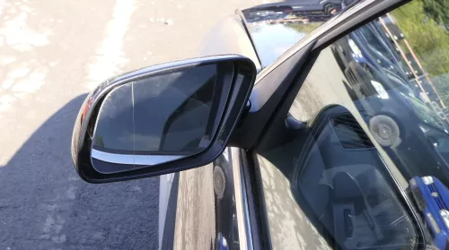 Audi A6 4B Spiegel Außenspiegel links elektrisch schwarz LZ9W mit GLAS (164212)