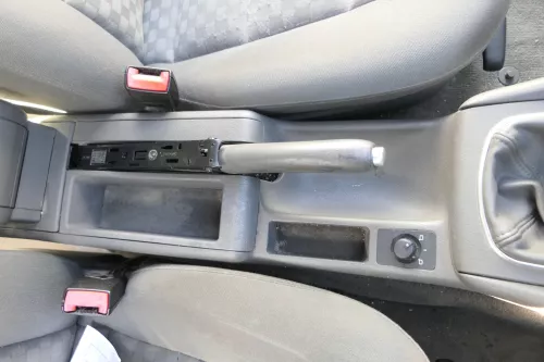 Audi A6 4B Handbremse Feststellbremse grau swing Leder (164217)