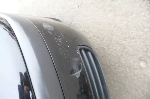 VW Polo 9N Stoßstange Frontstoßstange vorne schwarz L041 black (164267)