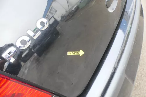 VW Polo 9N3 9N Heckklappe Kofferraumklappe Klappe schwarz L041 - ohne Anbauteile (164274)