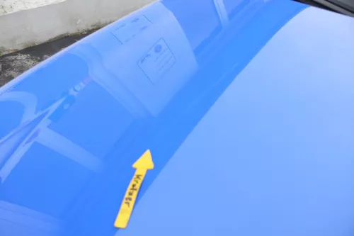 VW Polo 9N Motorhaube Klappe Haube vorne blau LA5F uni bis ca. Bj. 2004 (164289)