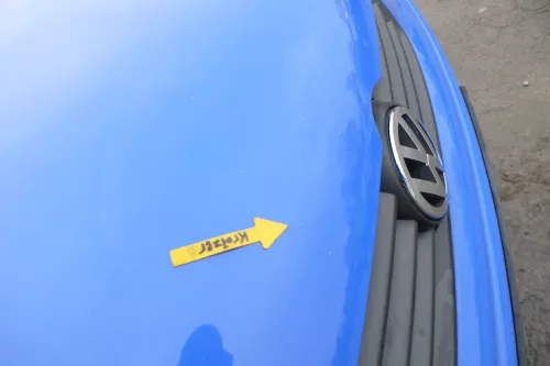 VW Polo 9N Motorhaube Klappe Haube vorne blau LA5F uni bis ca. Bj. 2004 (164289)