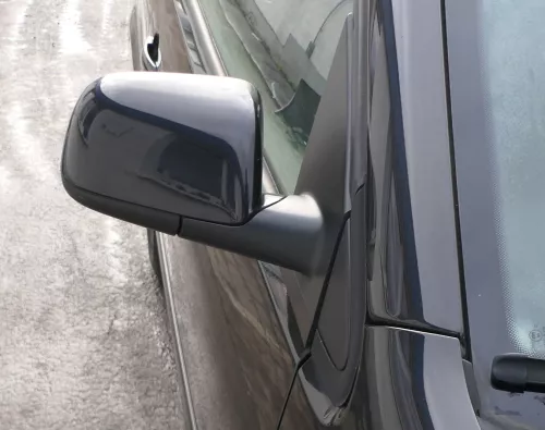 VW Polo 9N 9N3 elektrischer Spiegel Außenspiegel rechts vorne schwarz LC9Z