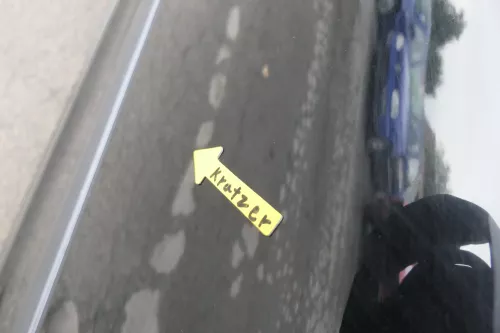 VW Polo 9N 9N3 Tür vorne links Fahrertür 2/3-Türer schwarz L041 ohneAnbautei (164331)